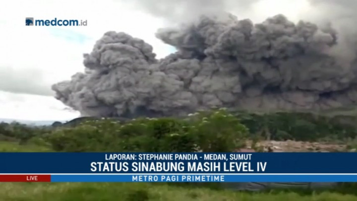 Aktivitas Vulkanik Gunung Sinabung Masih Tinggi