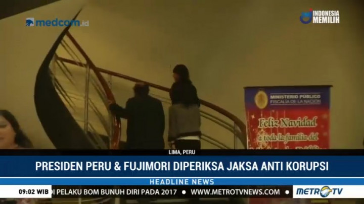Presiden Peru dan Fujimori Diperiksa Jaksa Antikorupsi
