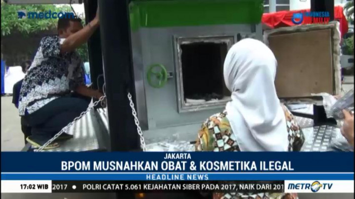 BPOM Kini Punya Mobil Pemusnah Produk Ilegal