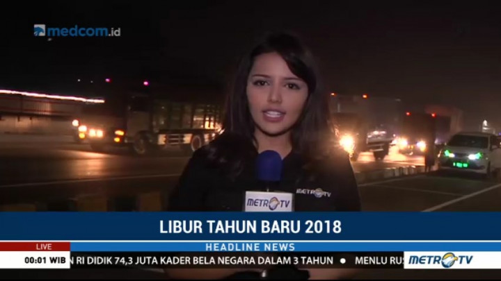 Libur Tahun Baru, Arus Lalin Mulai Padat dari GT Cikarang Barat