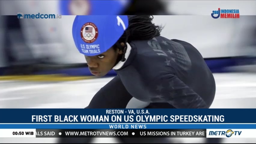 First Black Woman on US Olympic Speedskating Team
