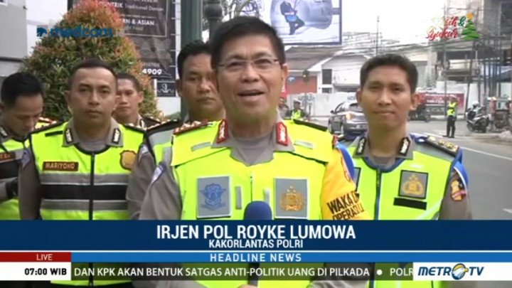 Pantauan Kakorlantas di Sejumlah Ruas Jalan Kota Bandung