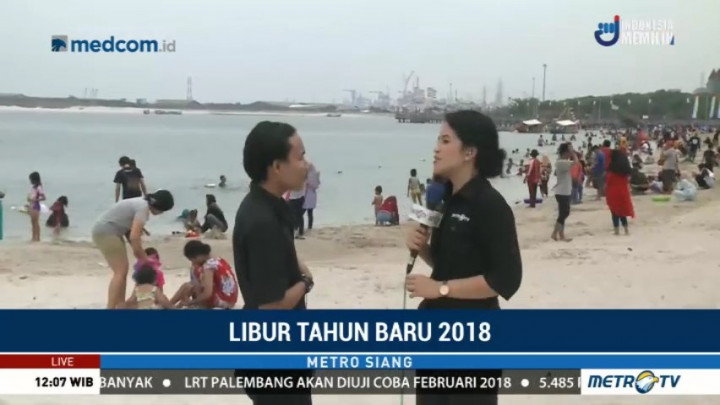 Libur Tahun Baru, 32 Ribu Wisatawan Padati Ancol