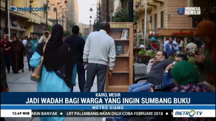 Pengusaha Ini Punya Cara Unik untuk Tingkatkan Literasi Warga Mesir