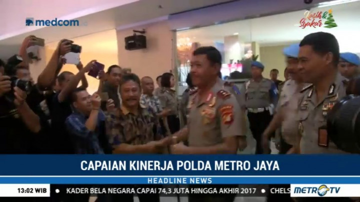 Polda Metro: Angka Kriminalitas 2017 Menurun 21%