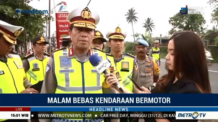 Puncak Bogor Bebas Kendaraan Bermotor di Malam Tahun Baru