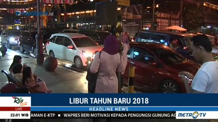 Kemacetan Terjadi di Ruas Jalan Asia Afrika Bandung