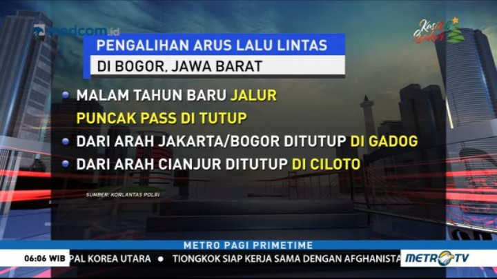 Ini Pengalihan Arus Lalin saat Car Free Night di Puncak