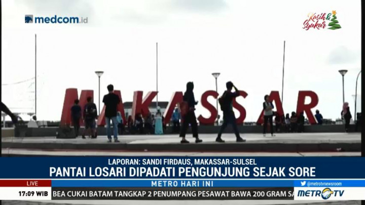 Wali Kota Makassar Tinjau Kesiapan Perayaan Tahun Baru di Pantai Losari