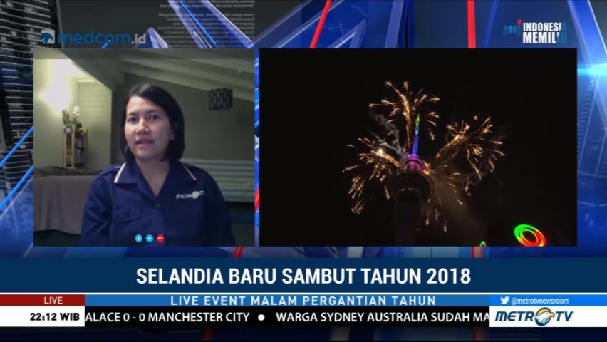 Perayaan Tahun Baru di Selandia Baru Berlangsung Meriah