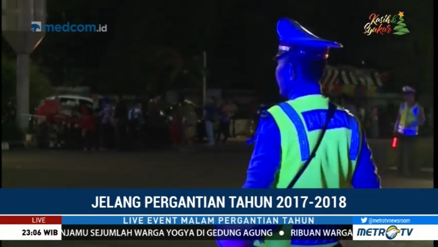 4.142 Personel Gabungan Amankan Malam Pergantian Tahun di Jakarta Pusat