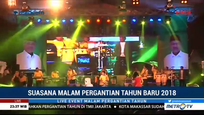 Kemeriahan Malam Pergantian Tahun di Medan