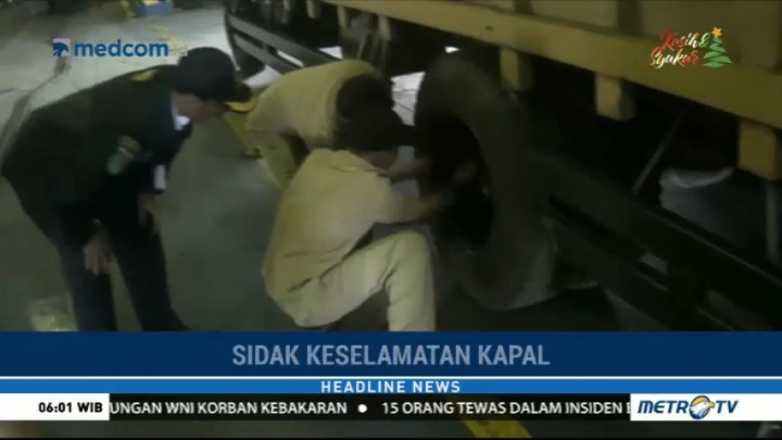 Kemenhub Sidak Sejumlah Kapal di Pelabuhan Merak