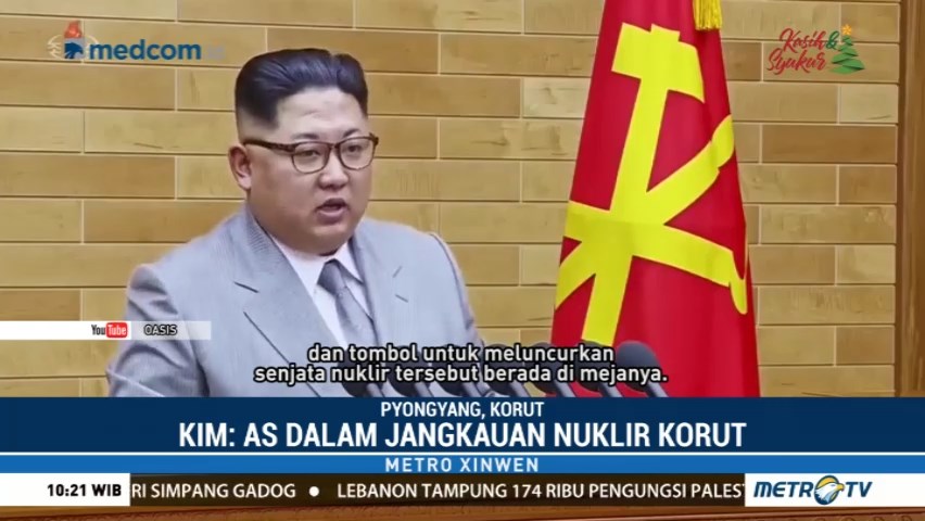 Kim Jong-un: Tombol Luncurkan Nuklir Ada di Meja Saya