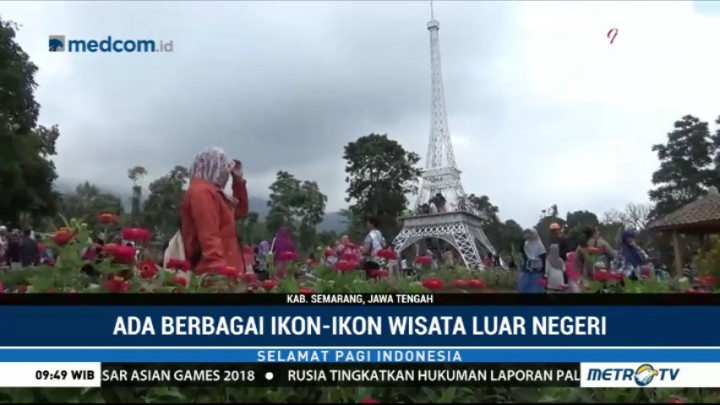 Taman Bunga di Semarang Ini Manjakan Pecinta Selfie