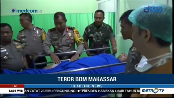 Korban Luka Penyerangan Polsek Bontoala Dirawat di RS Bhayangkara