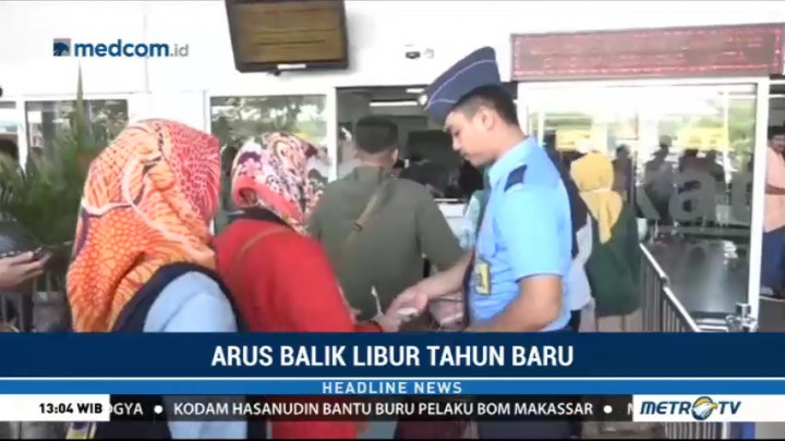 Terminal Keberangkatan Bandara Soetta Masih Ramai