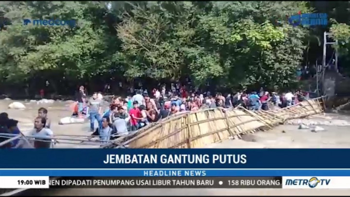 Jembatan Gantung di Penangkaran Rusa Cariu Bogor Putus, 30 Orang Luka