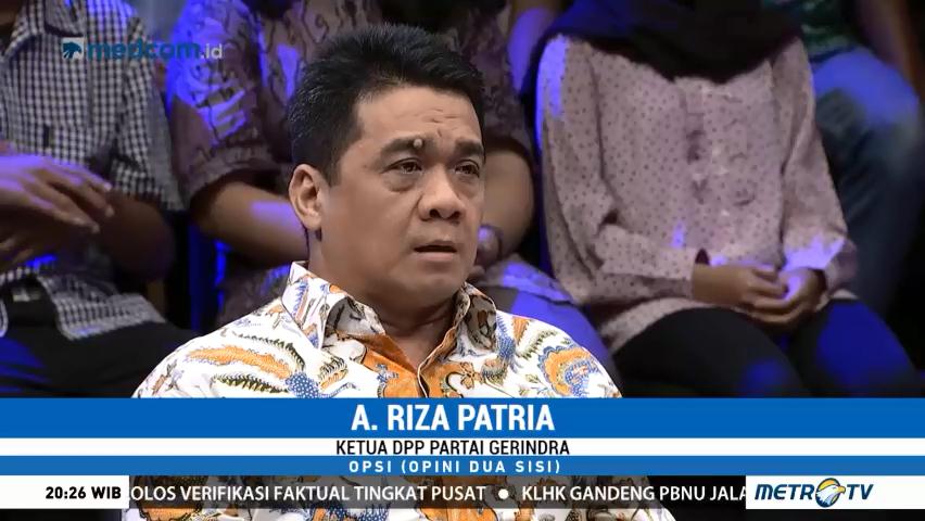 Soal Politik Uang, Riza Patria: Ambil Uangnya, Jangan Pilih Orangnya