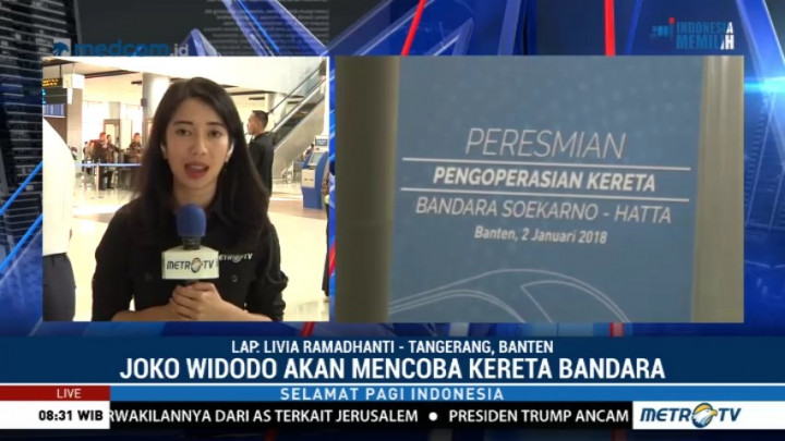 Presiden akan Resmikan Kereta Bandara