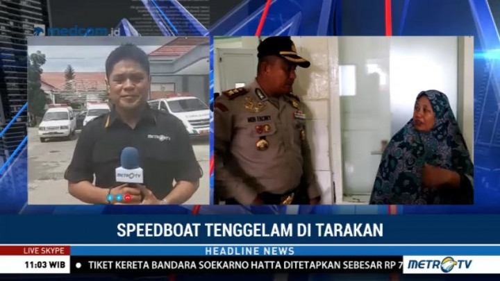 Satu Korban Tenggelamnya Speedboat di Tanjung Selor Masih Dirawat Intensif