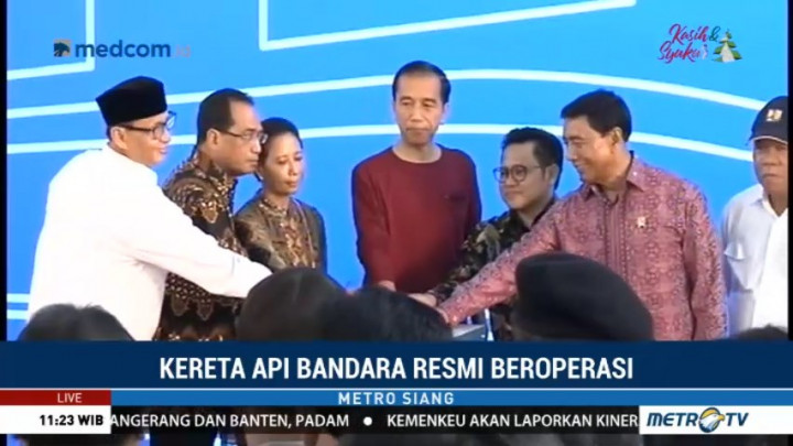 Kereta Bandara Soetta Resmi Beroperasi