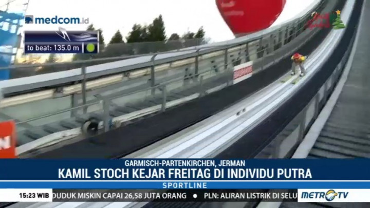 Kamil Stoch Menang di Seri ke-7 Piala Dunia Ski Jumping FIS