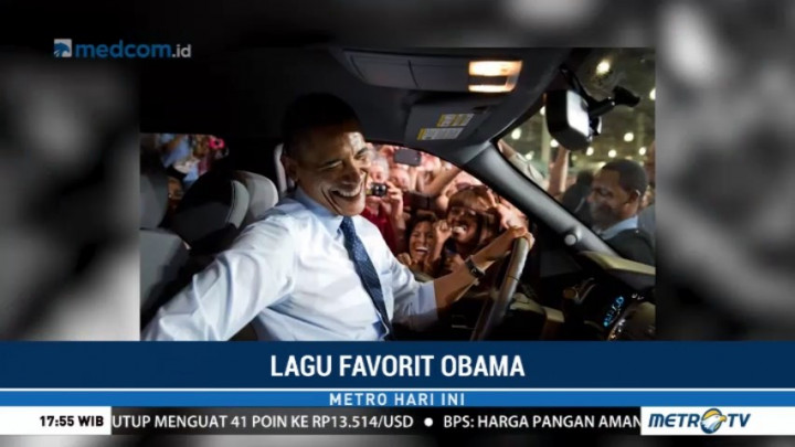 Ini Daftar Lagu Favorit Obama