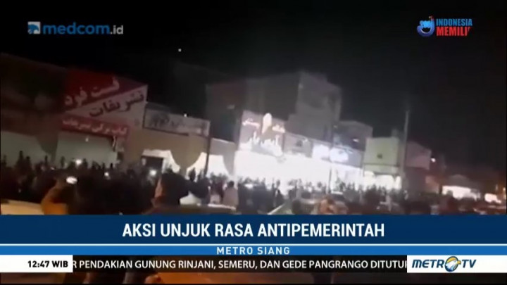 Unjuk Rasa Anti-Pemerintah di Iran Berlanjut