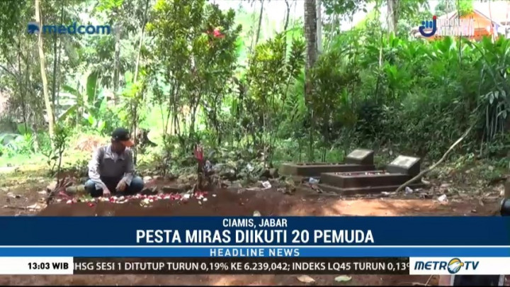 Pesta Miras Ciu di Ciamis Memakan Empat Korban Jiwa