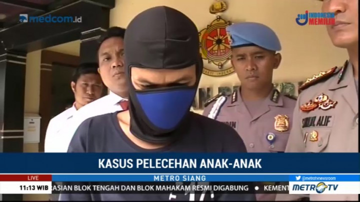 Polres Tangerang Tangkap Tersangka Pelecehan Seksual Terhadap 25 Anak