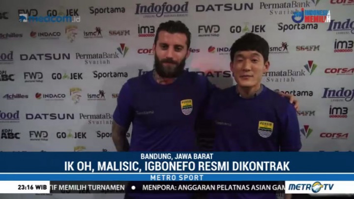 Persib Resmi Perkenalkan Tiga Punggawa Baru