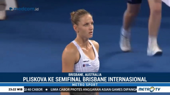Pliskova Melaju ke Semi Final Brisbane International