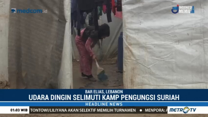Kamp Pengungsi Suriah di Lebanon Memprihatinkan