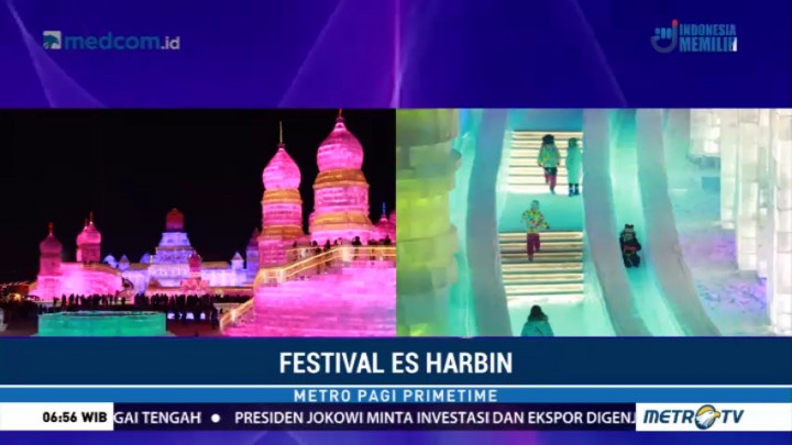 Festival Es Tahunan Terbesar Kembali Digelar di Harbin