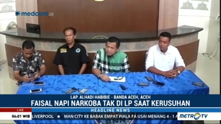 Hilang saat Kerusuhan, Napi Kasus Narkoba Tiba-tiba Berada di Lapas