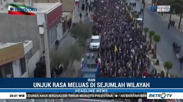 Demo Anti Pemerintah Iran Terus Meluas