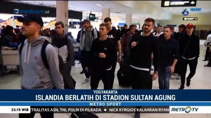 Timnas Islandia Tiba di Yogyakarta
