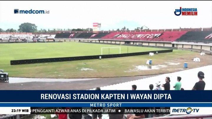 Renovasi Stadion I Wayan Dipta Telah Capai 80 Persen