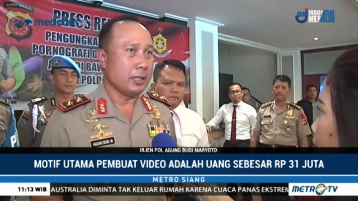 Polisi Tangkap Pelaku Video Asusila Libatkan Anak di Bandung