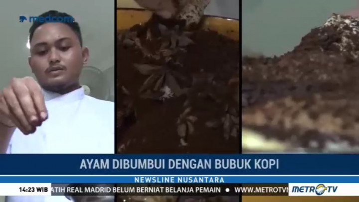 Mencicipi Olahan Ayam dengan Bumbu Bubuk Kopi