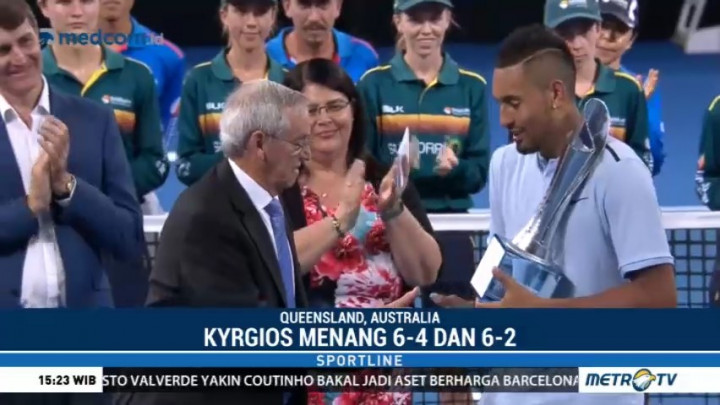 Nick Kyrgios Rebut Gelar di Brisbane International 2018