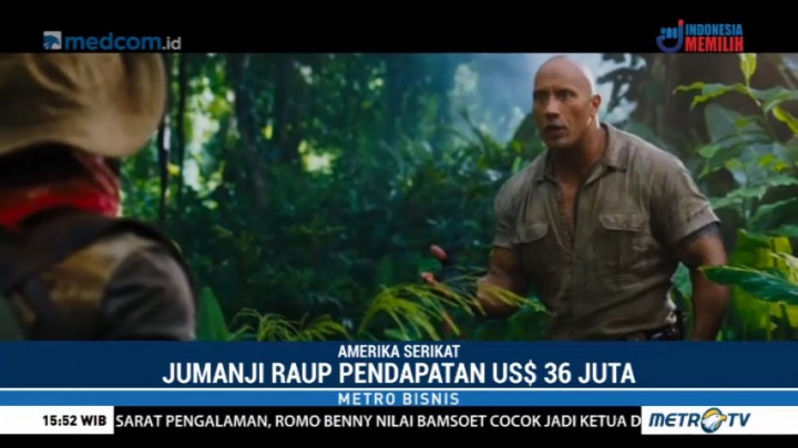 Jumanji: Welcome to The Jungle Puncaki Tangga Box Office