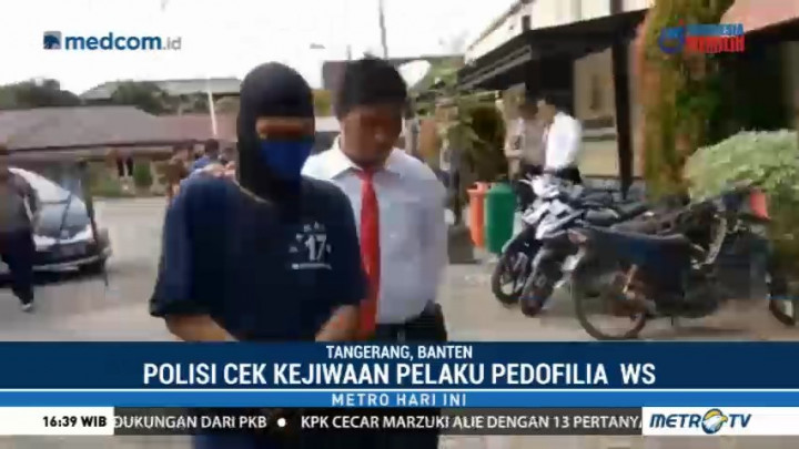 Pelaku Paedofilia di Tangerang Jalani Tes Kejiwaan