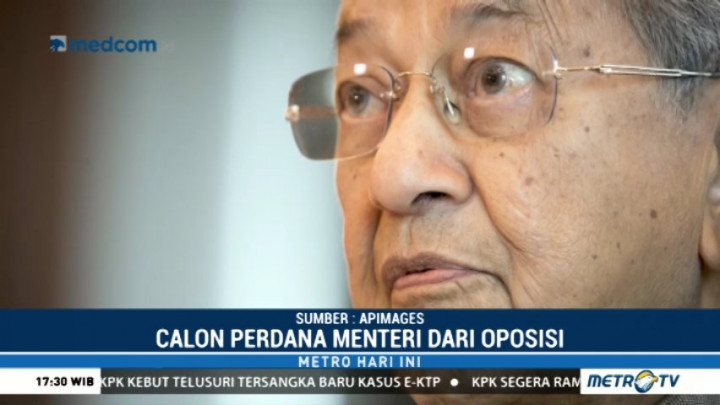 Mahathir Calon PM Malaysia dari Oposisi