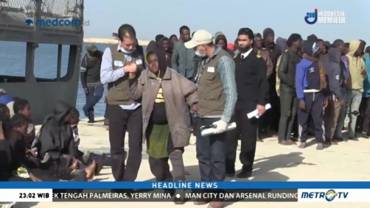 Angkatan laut Libya Selamatkan Seratusan Imigran Gelap