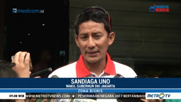 Sandiaga Uno Tak Ingin Proyek Infrastruktur Matikan Lapangan Pekerjaan