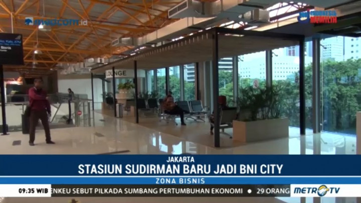 Stasiun Sudirman Baru Ganti Nama Jadi BNI City