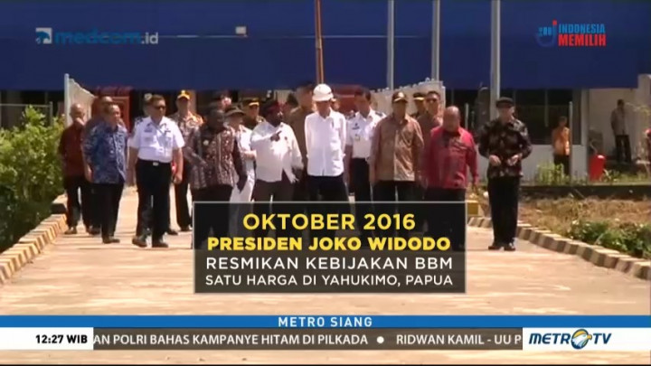 Realisasi Program BBM Satu Harga