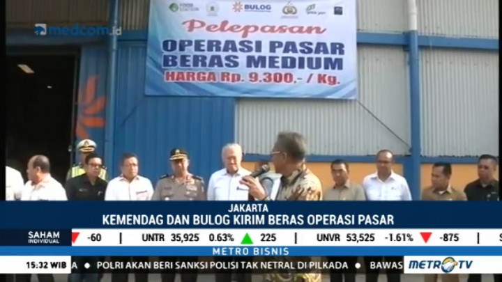 Pemerintah Perluas Operasi Pasar Beras Medium Jadi 1.800 Titik